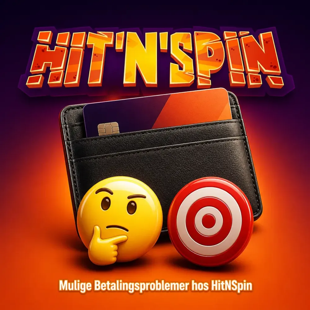 Typiske problemer med betalinger hos HitnSpin