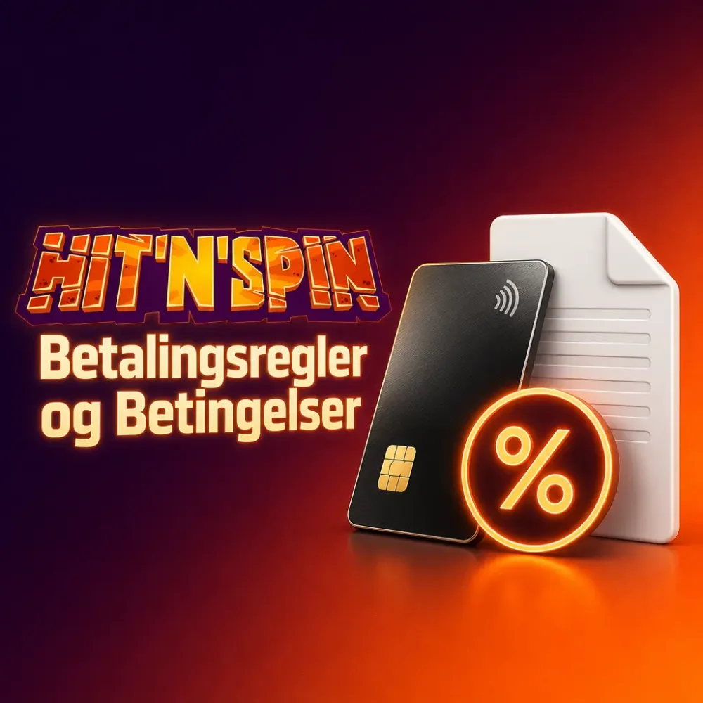 Regler og betingelser for betalinger hos HitnSpin