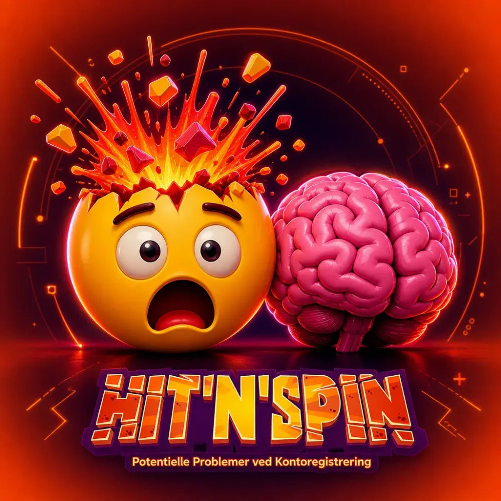 Typiske problemer ved oprettelse af konto hos HitnSpin